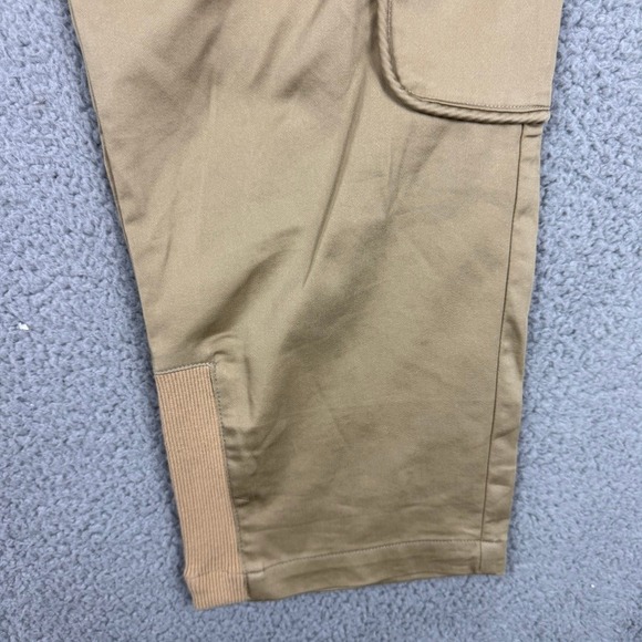 Descendant of Thieves Mens Boxer Fit Pleated Khaki Tan Cargo Pants Size 31 - Picture 6 of 14